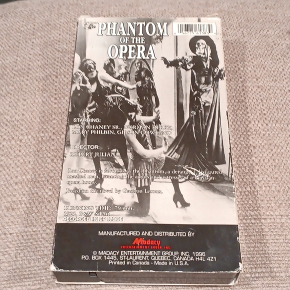 1925 Original Phantom Of The Opera Movie Rare VHS - Picture 2 of 2